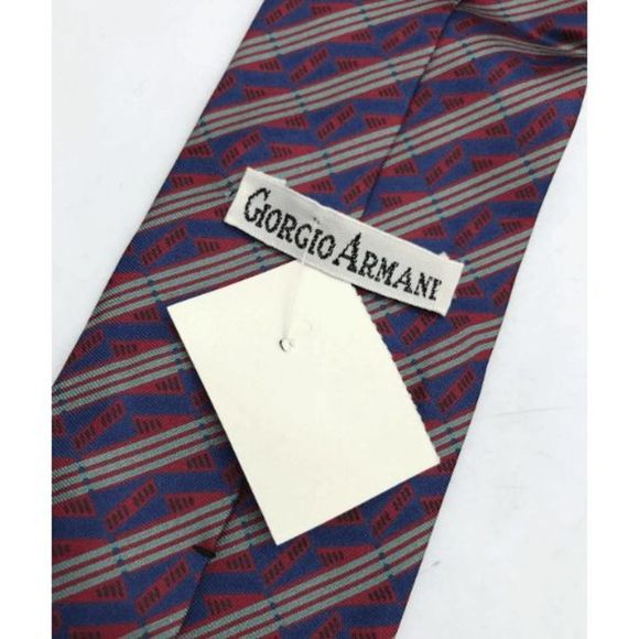 GIORGIO ARMANI Multi Colored Silk Neck Tie w/ COA - Picture 4 of 5